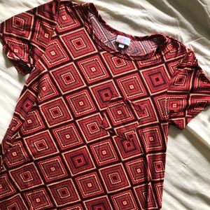 Lularoe Carly dress geometric print XSmall XS NWT